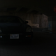 Under a bridge.